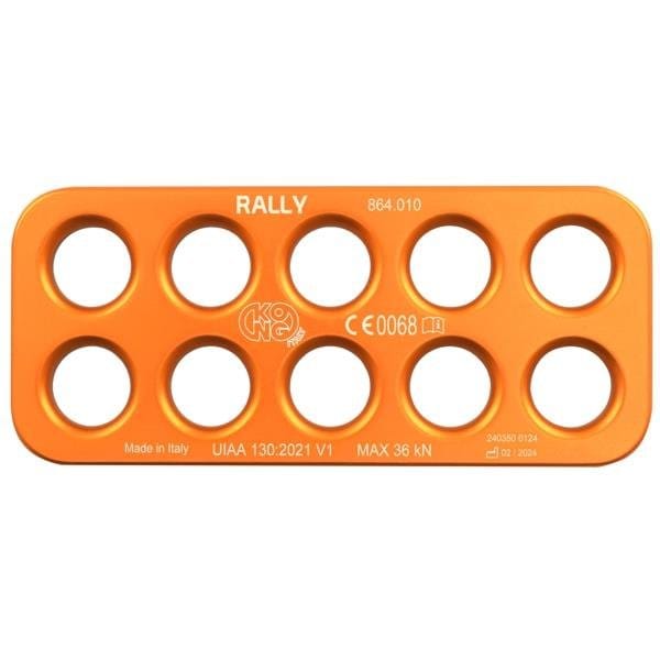 Rally Rigging Plate, 10 Beveled Holes, Org